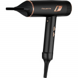 Uscator de par ROWENTA Ultimate Experience Maestria CV9920F0, 2000 W, 3 viteze, 3 trepte de temperatura, Jet aer rece, Set de accesorii, Negru/Maro