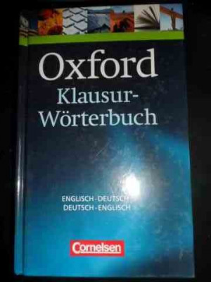Oxford Klausur-worterbuch - English-deutsch, Deutsch-english - Colectiv ,545342 foto