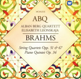 Brahms: String Quartets Op. 51 &amp; 67, Piano Quintet Op. 34 | Johannes Brahms, Alban Berg Quartett, Elisabeth Leonskaja, Clasica