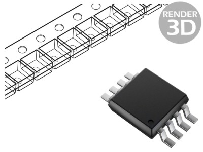 Convertor D/A 16bit MSOP8 93ksps foto