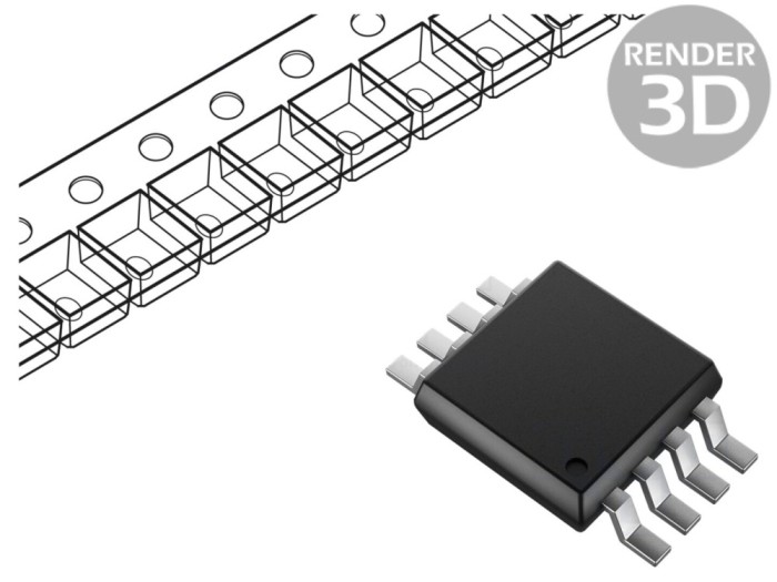 Convertor D/A 16bit MSOP8 93ksps