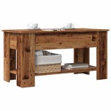 Cumpara ieftin Măsuță de cafea, Lemn vechi, 101x49x52 cm, lemn prelucrat