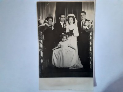 Fotografie tip CP de grup de nuntă foto
