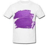 Cumpara ieftin Tricou &quot; Pata mov &quot;