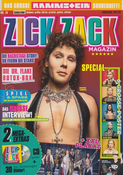 CD Single Rammstein - Zick Zack 2022