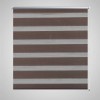Jaluzea tip zebra, 120 x 175 cm, cafeniu