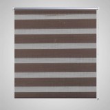 Jaluzea tip zebra, 120 x 175 cm, cafeniu