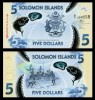 INSULELE SOLOMON █ bancnota █ 5 Dollars █ 2019 P-38 █ POLYMER semnatura 12 █ UNC