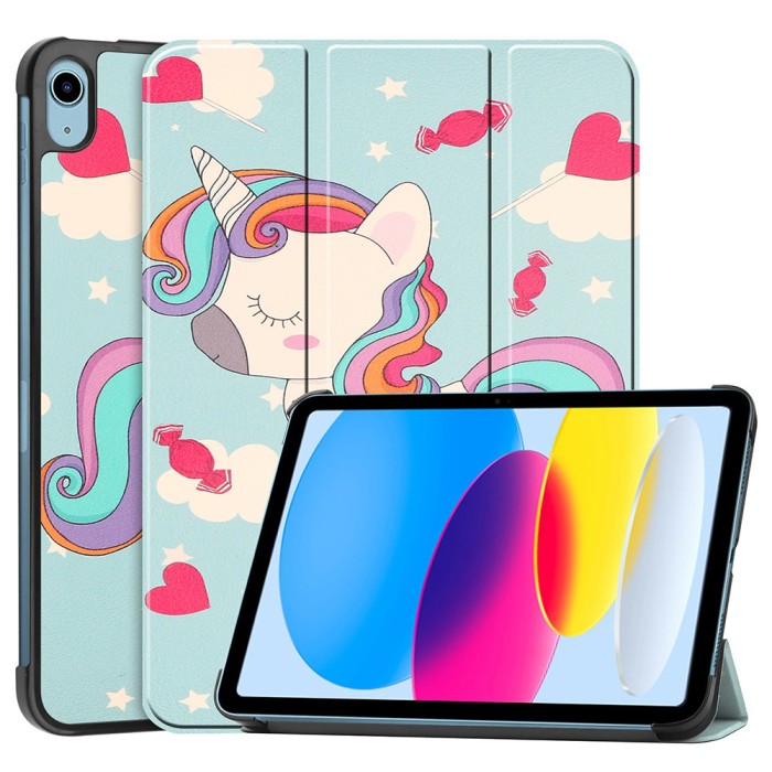 Husa iPad 10 (2022) 10.9 Techsuit FoldPro, Unicorn