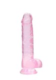 Dildo Realist Crystal Clear Roz 21 cm