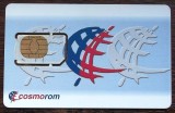 ROMANIA CARTELA COSMOROM GSM CU SIM CIP REATASAT - PENTRU COLECTIONARI **