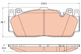 Set placute frana disc BMW 2, 5, 6, 6 Gran Motor M2, M2 Competition, M2 CS, M5, M5 30th Anniversary, M5 Competition, M6, M6 Competition,