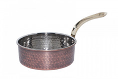 Cratita cu relief ANTIQUE inox cu strat cupru, 13.5 x 4.75 cm 600 ml, 0184126 foto