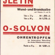 HST A1959 Reclamă medicament Germania anii 1930-1940