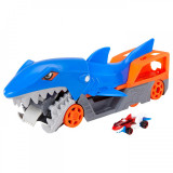 Hot wheels transportator rechin cu masinuta inclusa, Mattel