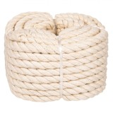 Sfoară Bumbac, Multifuncțională, Lungime 12m, Grosime 10mm, Culoare Alb, Oem