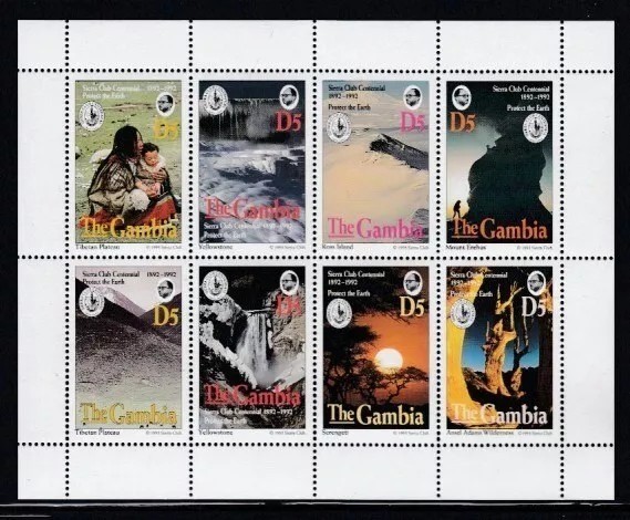 Gambia 1994 - Sierra Club, vederi, natura, bloc neuzat