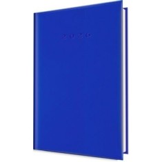 Agenda A5 datata 2026 Herlitz, 352 pagini, coperta buretata albastra