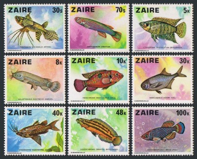 Zaire 1978 - Pesti tropicali, fauna, serie neuzata foto