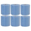 Set 6 role hartie profesionala 2 straturi albastra HardWork ToolsRange