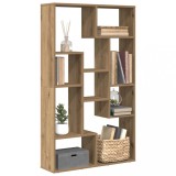 VidaXL Bibliotecă, stejar artizanal, 72x20x120 cm, lemn prelucrat 858164