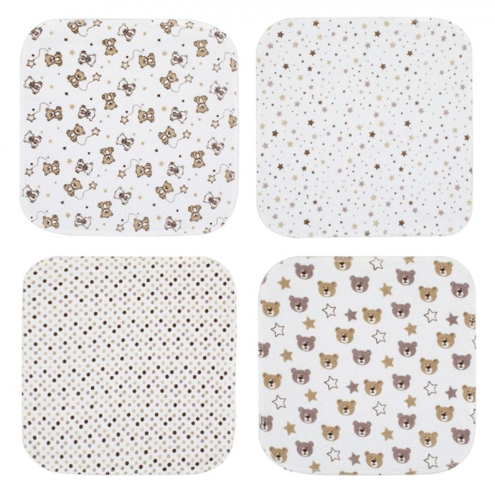 Set Prosopele Copii, Baby Cute, Multicolor, 25x25cm, 8 Bucăți