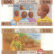 STATELE CENTRAL AFRICANE (CONGO) 500 francs 2002 UNC!!!