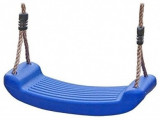 Leagan Plastic Copii KBT, Albastru, Reglabil 110-185cm, Rezistent UV, Confortabil, Jucarii Gradina, Exterior