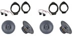 Pachet boxe fata si spate Ground Zero Ferrum GZFF 6.5 OPEL Astra J, Astra K