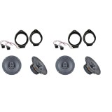 Pachet boxe fata si spate Ground Zero Ferrum GZFF 6.5 OPEL Astra J, Astra K