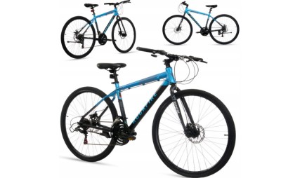 Bicicleta de oras 700C, roti 28&amp;quot; 3 x 7, transmisie Shimano Tourney, cadru din aluminiu 18&amp;quot;, MalTrack 112737 foto