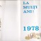 bnk cp Felicitare Uniunea Scriitorilor din RSR 1978 - multiple semnaturi