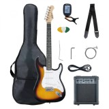 Cumpara ieftin Set chitara electrica McGrey Rockit Guitar ST Sunburst