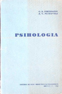 PSIHOLOGIA-G.A. FORTUNATOV, A.V. PETROVSKI-268655 foto