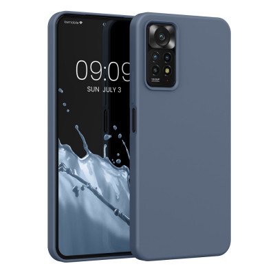 Husa kwmobile pentru Xiaomi Redmi Note 11 Pro/Redmi Note 11 Pro 5G/Redmi Note 12 Pro , Silicon, Gri, 57373.12 foto