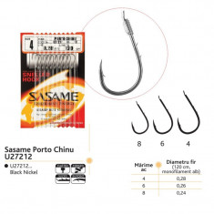 Set ace legate Sasame Porto Chinu U27212, 10 buc/set, lungime monofilament 120 cm