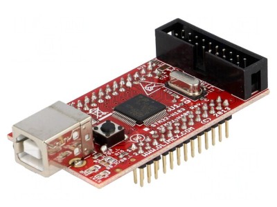 Placă Prototip ARM STM32-H405 cu JTAG și USB B foto
