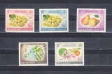 M2 TS1 6 - Timbre foarte vechi - Afganistan - fructe - supratipar, Flora, Nestampilat