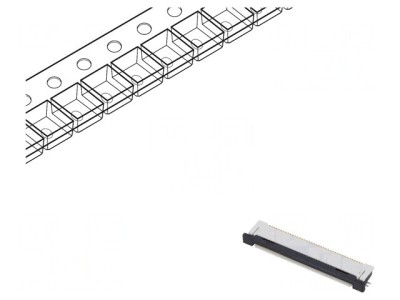 Conector FFC/FPC Orizontal 40PIN ZIF foto