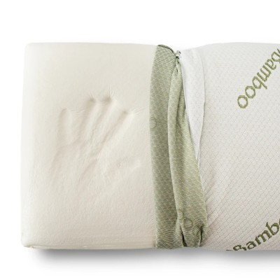 Perna Memory Foam Tricot Bamboo 40x70 Cm foto