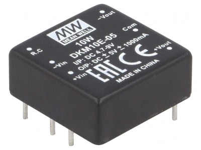 Convertor DC/DC 10W 4.7-8V la 5V/-5V THT foto