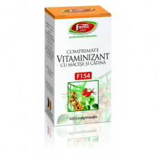 Vitaminizant macese+catina 60 comprimate - Fares foto