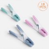 Carlige Rufe Softgrip 18 buc. Culori Pastel, Marca CMCLASS - Protejeaza Hainele Delicat