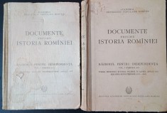 Documente privind Istoria Romaniei -Razboiul Pentru Independenta Vol 1(partea I si partea a II a ) -V.Cherestesiu /V.Maciu / S.Stirbu si Mihail Roller foto