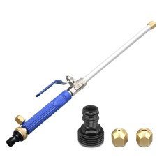 Lance presiune pentru furtun gradina, varf presurizat, filet 3/4, maner cauciucat, 46,5 cm, albastru/argintiu