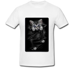 Tricou &amp;quot; Cat gothic &amp;quot; foto