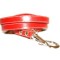 Lesa piele 14 mm/1,2 m nr 2 rosu