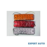 14 x 60 lampa laterala 12 led-uri 24v lumina rosie Alta marca Alt model #7, Array