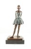 Dansatoare - statueta din bronz pe soclu din marmura BE-87, Nuduri