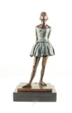 Dansatoare - statueta din bronz pe soclu din marmura BE-87